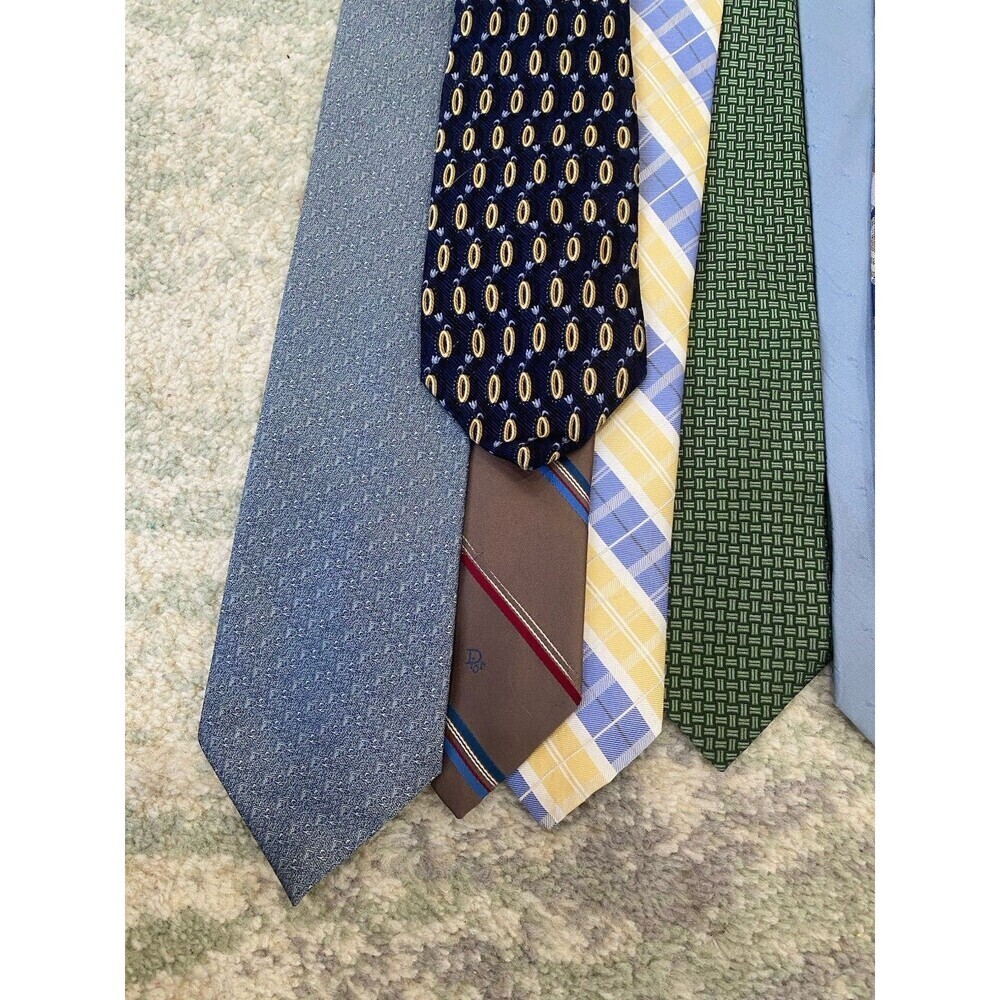 LOT (13) DESIGNER TIES - Christian Dior Brooks Brothers Armani Countess Mara - Picture 2 of 10